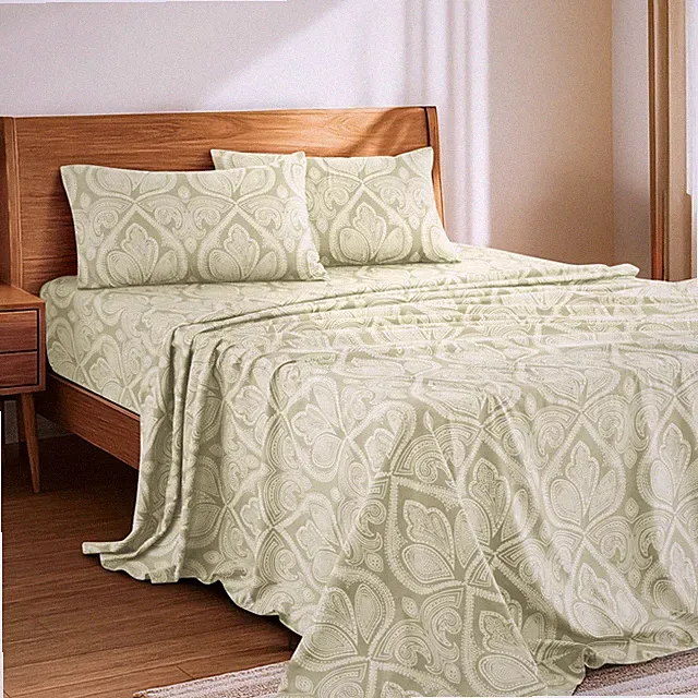 4 Piece Bed Sheet Set 1800 Series Microfiber Deep Pocket Sheets Hotel Collection