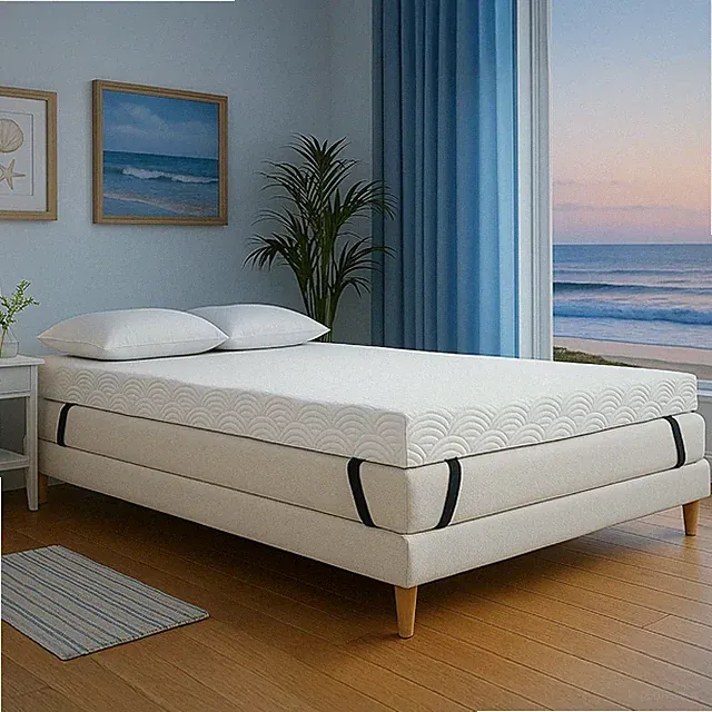 Cooling 4" Queen Memory Foam Mattress Topper - Copper-Infused & Washable Cover