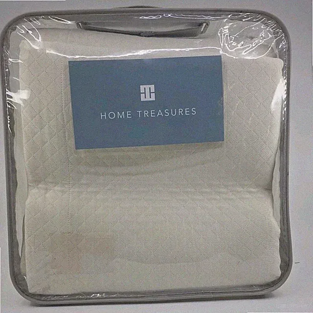 Home Treasures Diamante Ivory Coverlet, Queen - New-Openbox