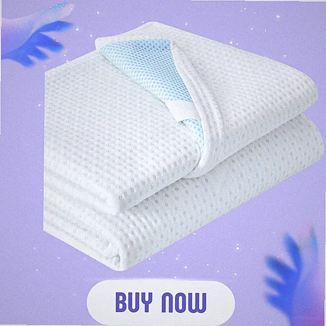 NEW Queen Mattress Topper Cover Bamboo Zippered Mattress Protector 2 Inch White