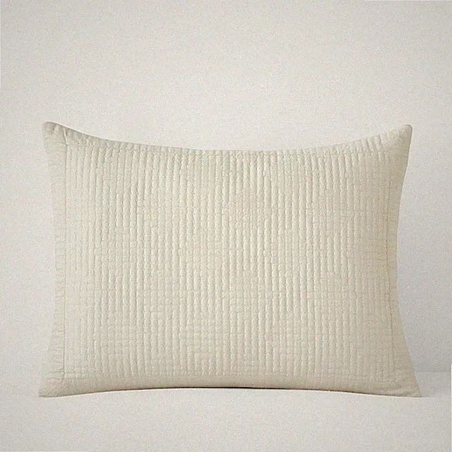 Premium Smooth Cotton Sateen Solid Quilted Sham-Legends Hotel|6312